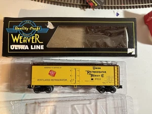 Weaver O Scale Woodside Refrigerator Cars Schlitz & URTX Set of 2 w/Boxes - Picture 1 of 4