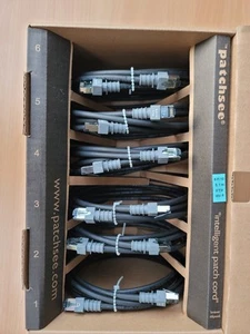 PatchSee Intelligent Patch Cord Cat6 FTP – Lot of 6 – 3.1m – N - Photo 1/5