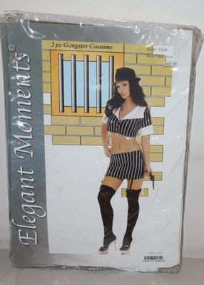 Elegante Momentos Halloween 2 Piezas Disfraz Gángster Talla Única Foto 1 de 3