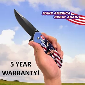 Cuchillo de acero inoxidable President Trump 2024 4,75" 💗 ¡Envío rápido! - Imagen 1 de 3