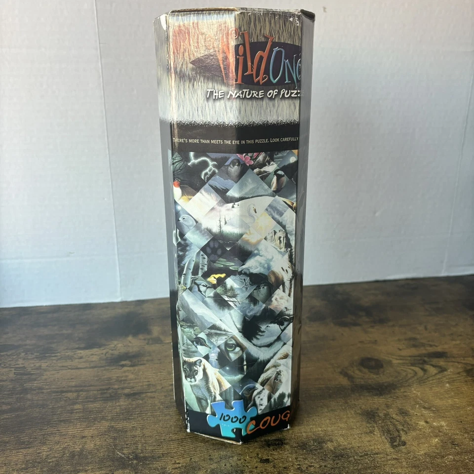 Cougar - Wild Ones The Nature Of Puzzles 1000 Piece Wildlife Collage Puzzle - Image 1 of 4