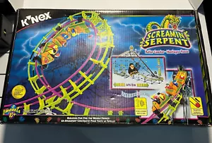 Sealed KNEX K’NEX SCREAMING SERPENT 2 Models Motorized Roller Coaster RARE 63153 - Picture 1 of 4