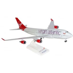 Skymarks SKR672 Virgin Atlantic Boeing 747-400 Desk Top Jet Model 1/200 Airplane - Picture 1 of 5
