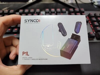 Wireless Microphone SYNCO P1L 2.4GHz Wireless-Lavalier-Microphone-Lapel-iPhone - Image 1 of 3