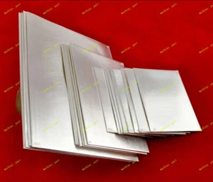 99.99% Fine Silver Sheet Rectangular 100x50mm Jeweler DIY 0.1,0.2,0.3,0.4mm - Picture 1 of 3