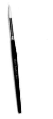 Paquet 10 Taille 12 Blanc Synthétique Sable Rond Artist Acrylique Craft Pinceaux - Photo 1/2