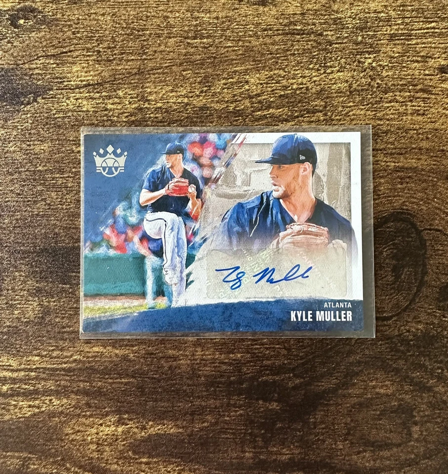 2022 Kyle Muller Signed DK Rookie Autograph Atlanta Braves Athletics Oakland - Image 1 of 2