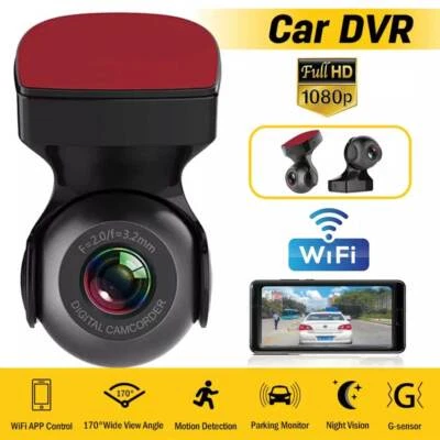 HD 1080P Mini USB/WiFi Car Recorder DVR Video Recorder Night Vision G Sensor - Image 1 of 4