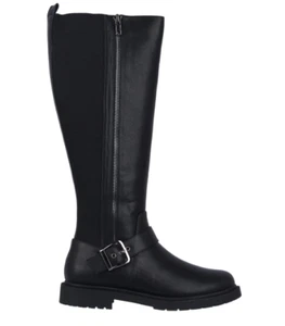 Miso Womens Knee High Zip Boots Black Size UK 5 EU 38 *REFSSS469 - Picture 1 of 2