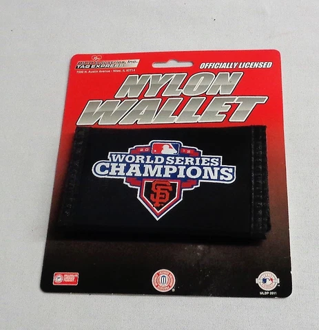San Francisco Giants 2012 World Series Champions Nylon Tri Fold Wallet FREESHIP Cover