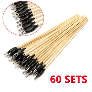 60 pezzi supporto per pittura modellismo clip alligatore bastone bambù aerografo strumento per modellismo - Foto 1 di 7