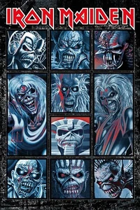 Iron Maiden Ten Eddies Maxi Poster Wandposter Plakat 61x91,5 cm - Bild 1 von 1