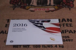 2016 US Mint Annual Uncirculated Dollar Coin Set Original Packaging - Picture 1 of 3
