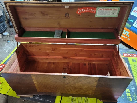 1948 Cedar Chest - LOCK REMOVED - Local pickup VT Cover