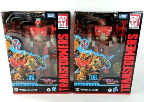 2 Transformers Studio Series Voyager JUNKION WRECK-GAR G1 86 THE MOVIE Figure Cover
