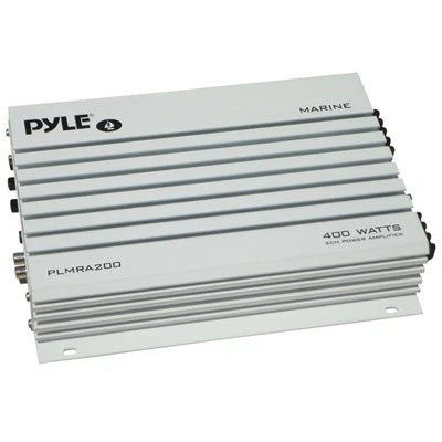 Verstärker Nautical PLMRA200 400 Watt 2 Kanäle Wasserdicht Schwimmbad Meerwasser - Bild 1 von 4