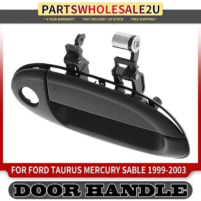 Черная передняя правая внешняя дверная ручка для Ford Taurus Mercury Sable 1999-2003 - Изображение 1 из 4