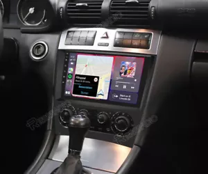 For Mercedes Benz C-Class W203 Android 13 Car Stereo Radio GPS Navi WIFI Carplay - Picture 1 of 16
