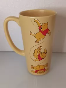 Disney Store Winnie The Pooh Yellow 15.5cm Tall Mug - Winnie The Pooh AA Milne - Picture 1 of 5