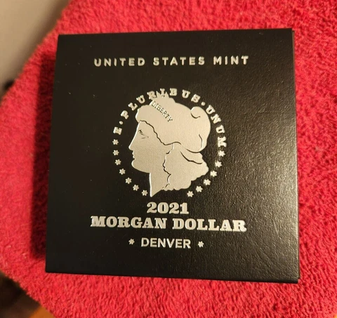 2021 d .999 silver Morgan dollar Cover