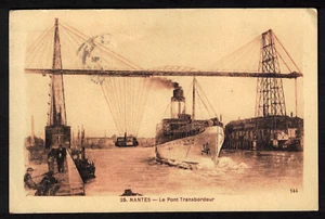 NANTES Le Pont Transbordeur 1931 CARTES POSTALES - Picture 1 of 2