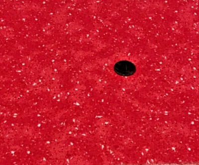 White Dots Scattered on Tonal Red * Unbranded * 100% Cotton Remnant * 8" x 22" - Image 1 of 3