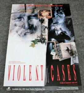 Casos violentos 1991 Neil Gaiman Dave McKean GN tundra póster promocional bien - Imagen 1 de 1