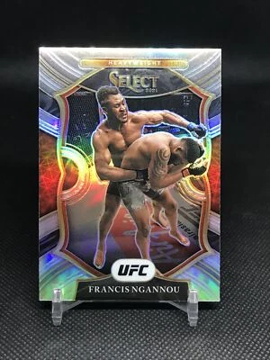 2021 Panini Select UFC Francis Ngannou Concourse Silver Prizm #92 - Image 1 of 2
