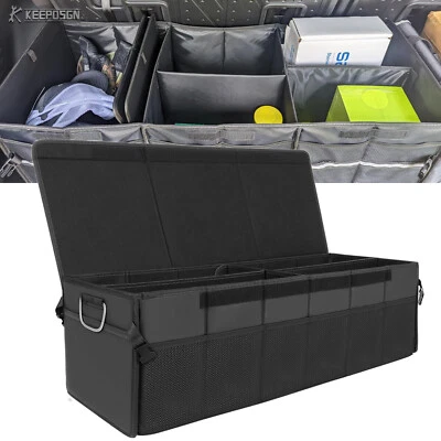 Para Hyundai Santa Fe 3 en 1 PU Maletero Organizador Carga Plegable Bolsa Caja Caddy Bin Foto 1 de 4