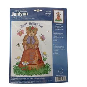 Janlynn Estampado Punto de Cruz en la Olla Oso de Miel Kit Completo 079-0031 - Imagen 1 de 4