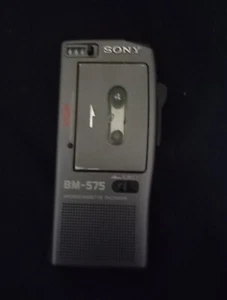 Sony BM-575 Registratore vocale a microcassetta portatile Olympus J500 solo parti - Foto 1 di 5