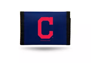 Cleveland Indians Nylon Tri Fold Wallet Logo - Picture 1 of 1