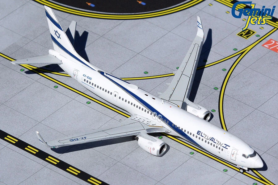 El Al Boeing 737-900ER "Paz" 4X-EDH Gemini Jets GJELY1956 Escala 1:400 EN STOCK Foto 1 de 1