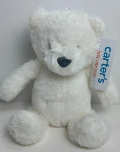 Carters Just One You White Polar Teddy Bear Plush Baby Toy Stuffed Animal 68450 - Picture 1 of 8