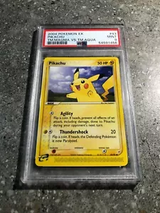 Pokemon TCG Cards Pikachu 43/95 Team Magma vs Team Aqua PSA 9 MINT - Picture 1 of 6