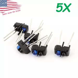 5Pcs TCRT5000L Infrared IR Optical Emitter / Sensor Photodiode Phototransistor - Picture 1 of 6