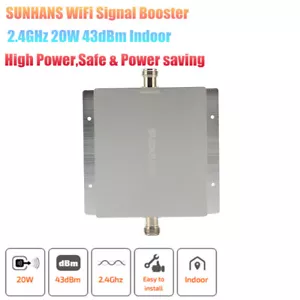 Sunhans Enterprise WiFi Indoor Signal Booster 20W 2.4G 43dBm Wireless Amplifier - Picture 1 of 10