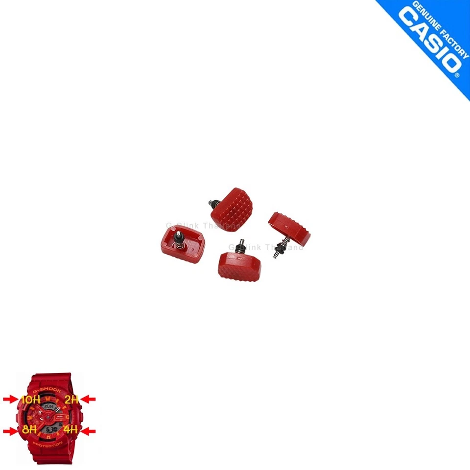 Genuine Parts Casio G-Shock Watch Buttons For GA-100 GA-110 GA-120 GD-100 (4Pcs) - Изображение 1 из 1