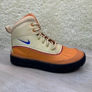 Nike Woodside II Jungen Mädchen GS Größe 4Y Sneaker Sesame Clay Curry 524872-201 Neu - Bild 1 von 14