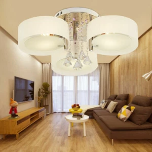 LED Kristall Deckenleuchte Deckenlampe Kronleuchter für Wohnzimmer E27 Base DHL - Bild 1 von 63