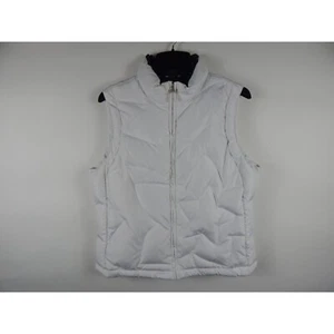 Predator Winter Full Zip Puffer Vest White Size XL Women's D112 - Picture 1 of 6
