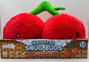 Weighted Snug Bus Kirschen oben 2,2 Pfund beruhigend & beruhigend mit jeder Umarmung Neu mit Etikett Pink Sky - Bild 1 von 6