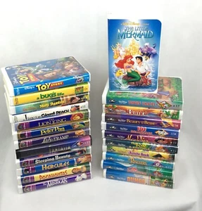 Disney 23 VHS schwarzer Diamant Meisterwerk Sammlung seltene kleine Meerjungfrau Abdeckung - Bild 1 von 1