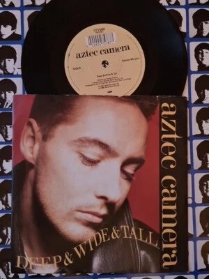 Aztec Camera Deep & Wide & Tall PS UK 7" Vinyl - Image 1 of 4