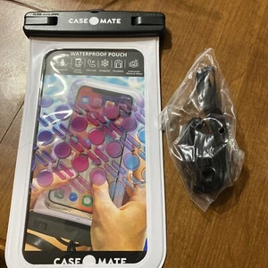 Case Mate Clear Waterproof Pouch for Smartphones up to 6.5" w/ Lanyard NEW Nobox - Picture 1 of 2