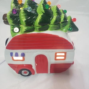 Scentsationals Christmas Holiday Camper With Tree Electric Plug , Wax Warmer - Picture 1 of 9
