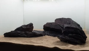 Aquarium Steine 7 KG Aquascaping Schiefer Gestein Gr. 10-25 cm SET#55 Deko - Bild 1 von 7