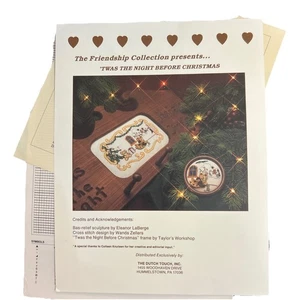 Cross stitch chart “Night Before Christmas” + embellishment The Dutch Touch  - Picture 1 of 3