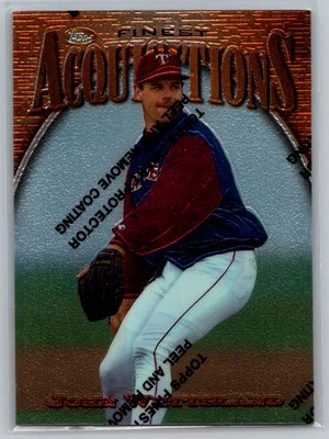 John Wetteland 1997 Topps Finest Acquisitions Texas Rangers #222 - Image 1 of 2