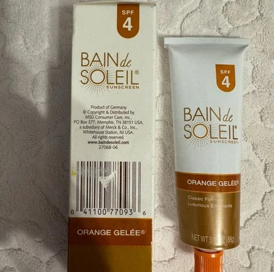 Rare Bain de Soleil Orange Gelee New Sealed 3.12 oz - Image 1 of 4